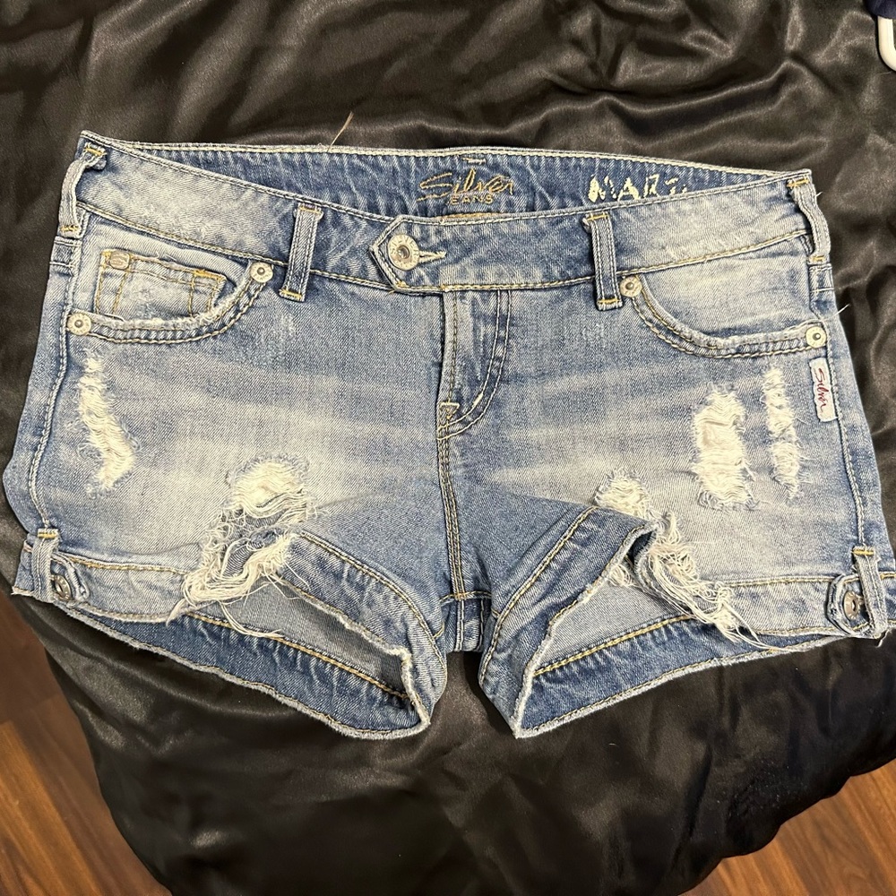 Silver Denim Jeans.
